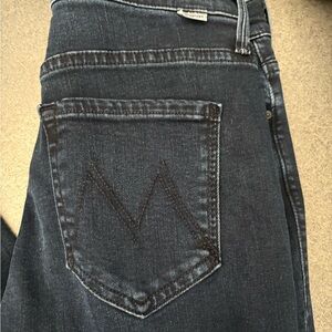 MOTHER Deep Blue Denim Jeans